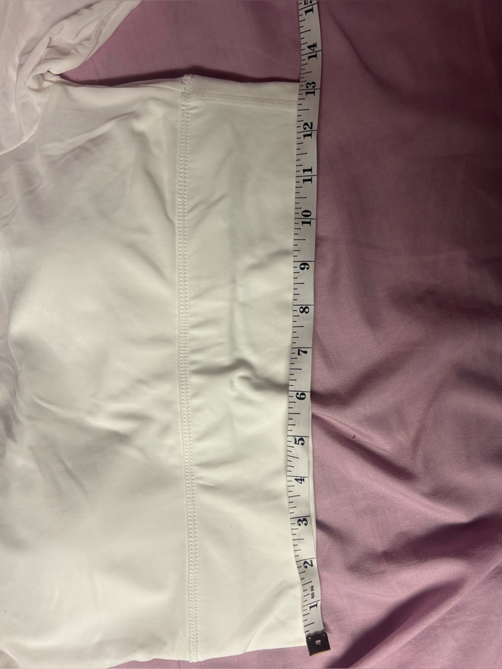 HALARA White Long-Sleeve Mesh Crop Top small NWT - Picture 11 of 12
